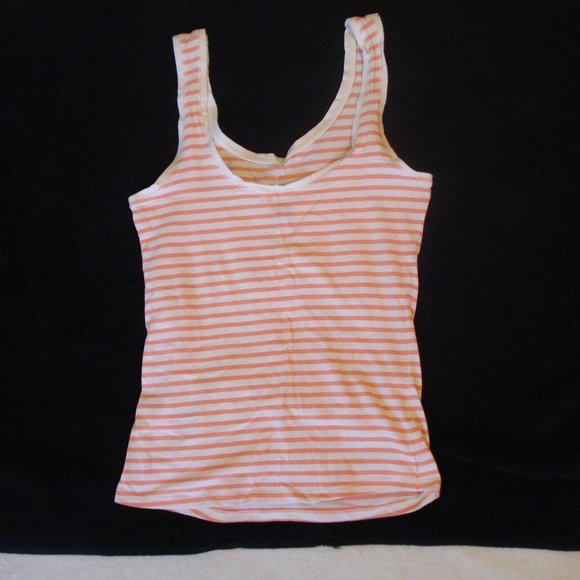 Dynamite striped low cut casual summer tank top - Picture 1 of 4